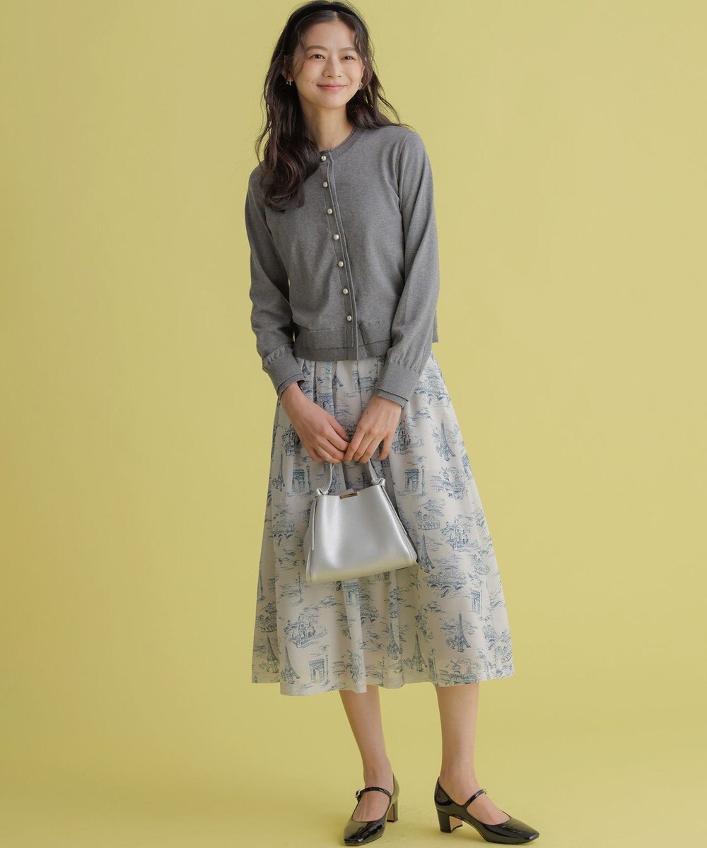 組曲 コットンニット カーディガン 