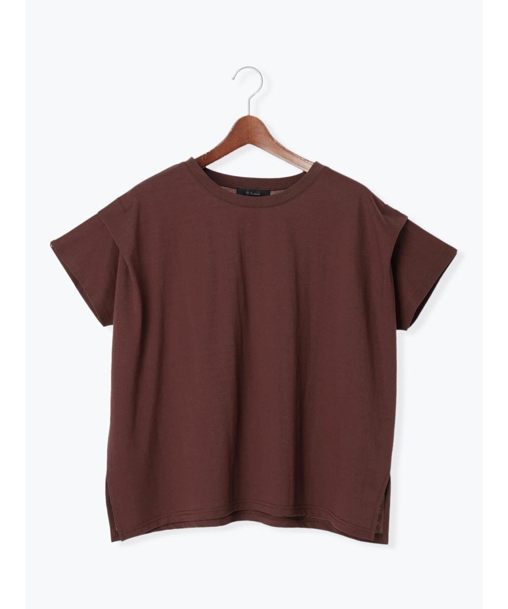 Te chichi 【接触冷感】ショルダータックTシャツ 