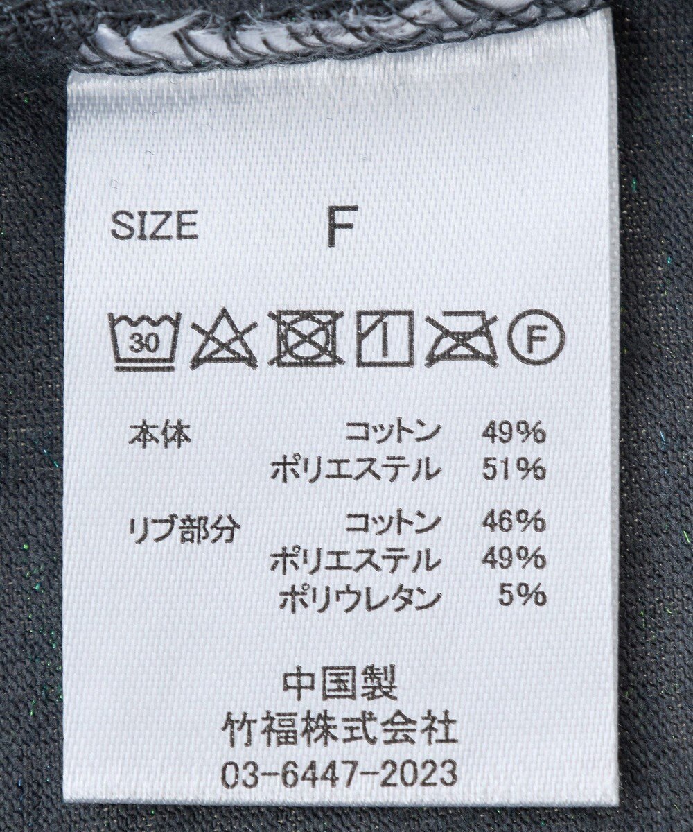 CRAFT STANDARD BOUTIQUE ラメ天竺フォトプリントTEE 