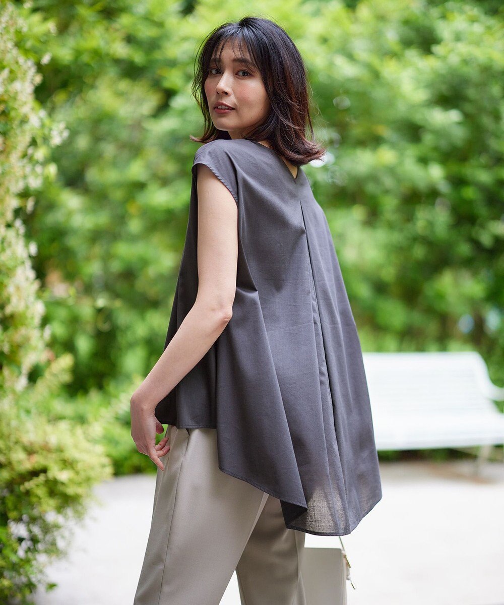 ANY 【洗濯機可能】シルキーソフトブラウス 