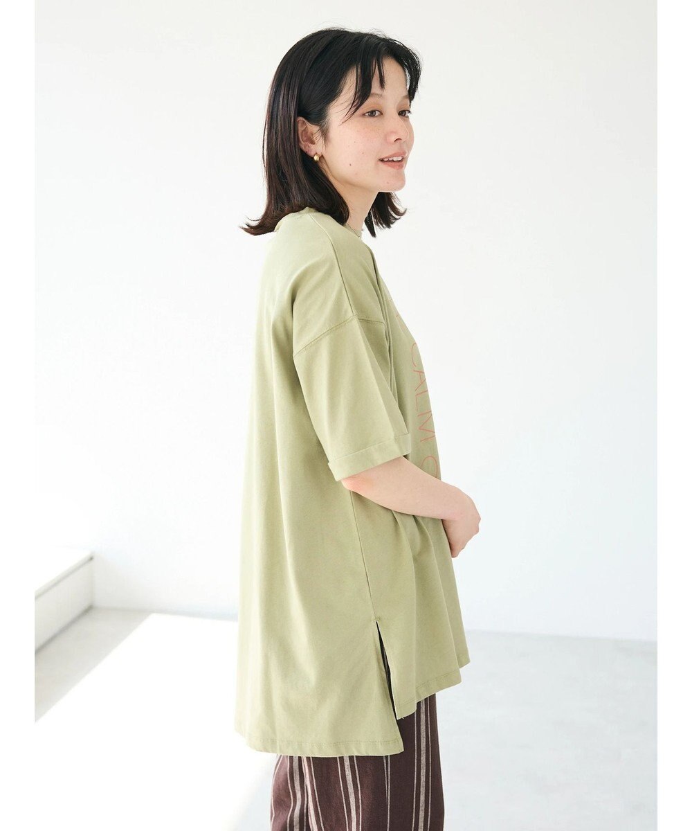 CRAFT STANDARD BOUTIQUE シルケット天竺　スクエアＰＴ　ＢＩＧ　Ｔｅｅ　Ｓ／Ｓ 