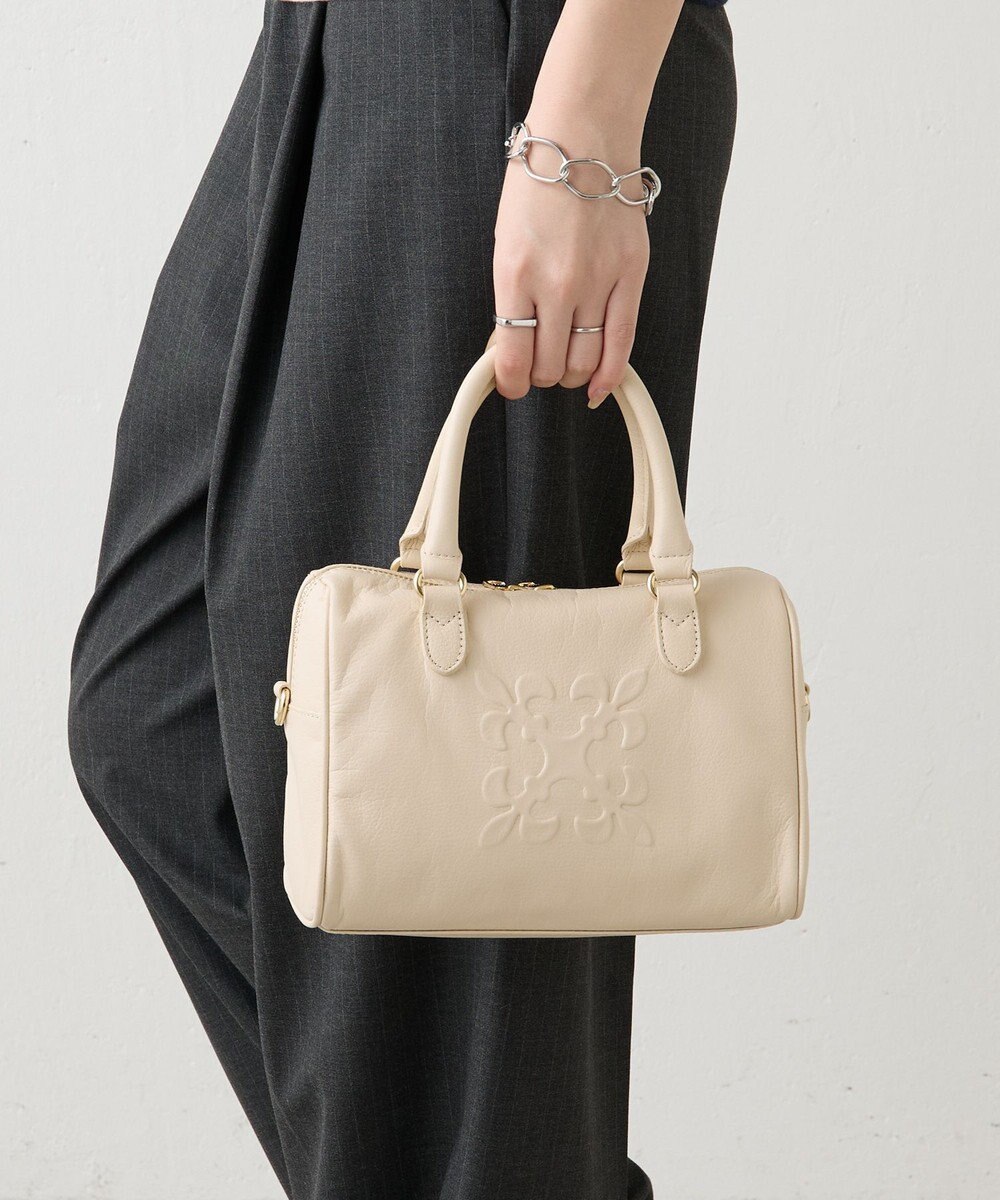 russet 《composition》レザー2WAYミニボストンバッグ(CE-1684) 