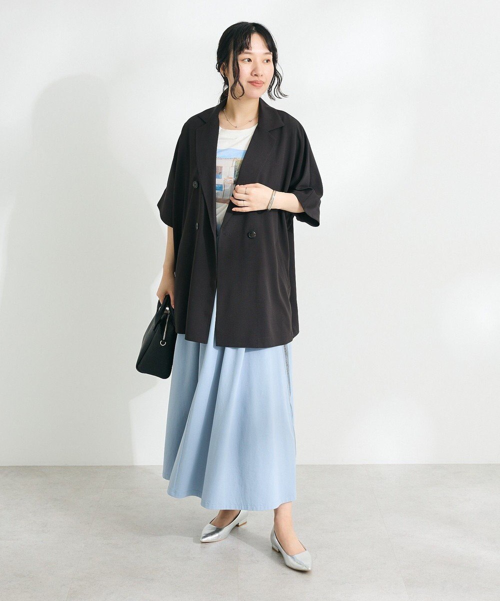 CRAFT STANDARD BOUTIQUE ラメ天竺フォトプリントTEE 