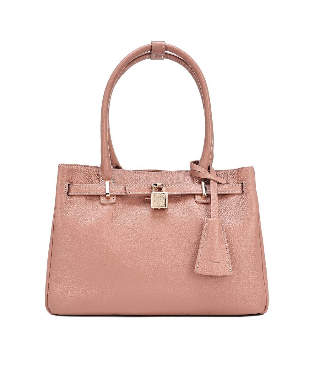 style code 【PADMA/パドマ】 キーチャーム付 本革ベルトデザインハンドバッグ 