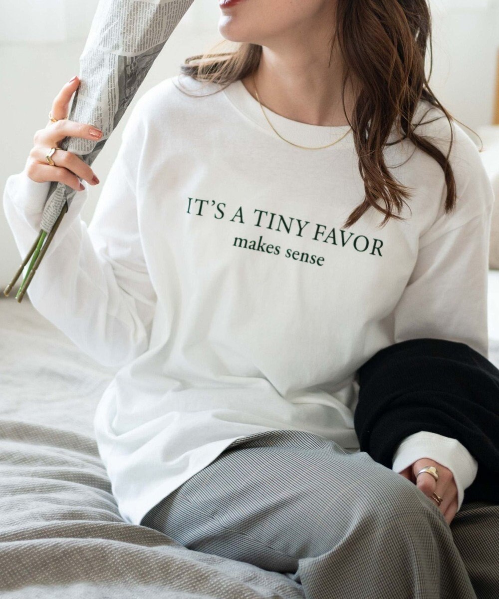 WEGO 【WEB限定】クルーネックプリントロンT 