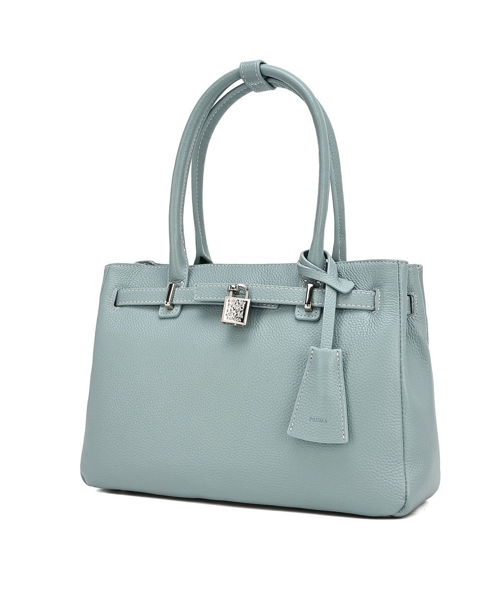 style code 【PADMA/パドマ】 キーチャーム付 本革ベルトデザインハンドバッグ 