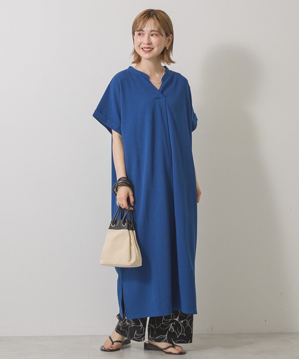 AMERICAN HOLIC ジョーゼット半袖タックワンピース 