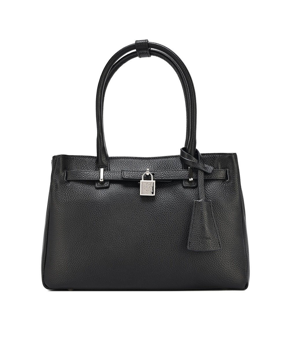 style code 【PADMA/パドマ】 キーチャーム付 本革ベルトデザインハンドバッグ 