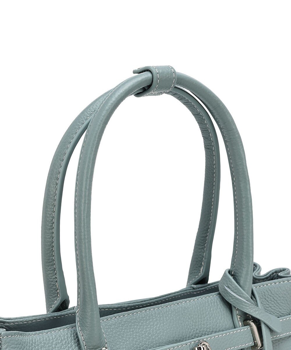 style code 【PADMA/パドマ】 キーチャーム付 本革ベルトデザインハンドバッグ 