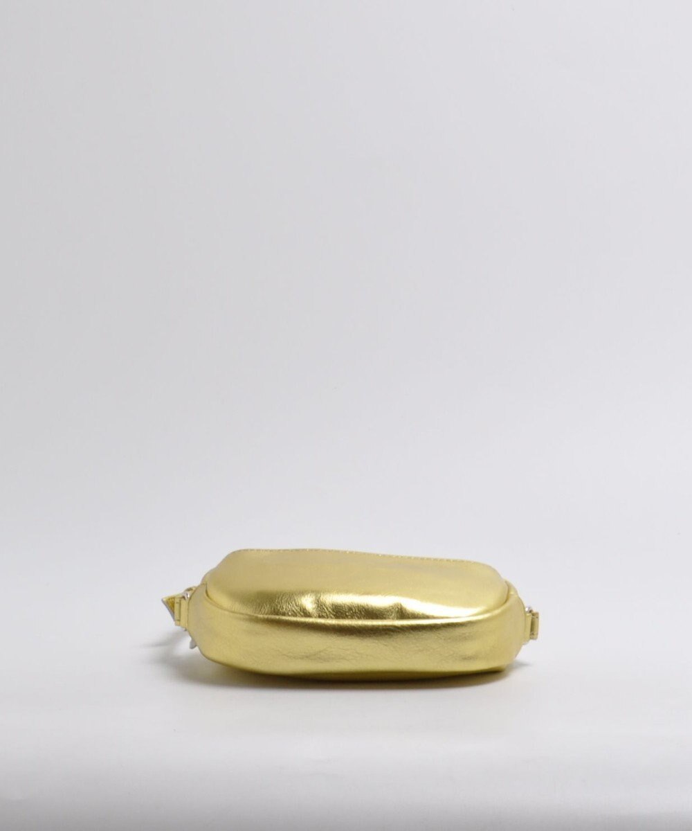 blancle メタリックレザー ラウンドショルダー 