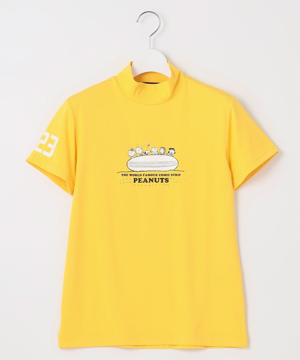 23区GOLF 【PEANUTS】【WOMEN】スヌーピーコラボ モックネックシャツ 