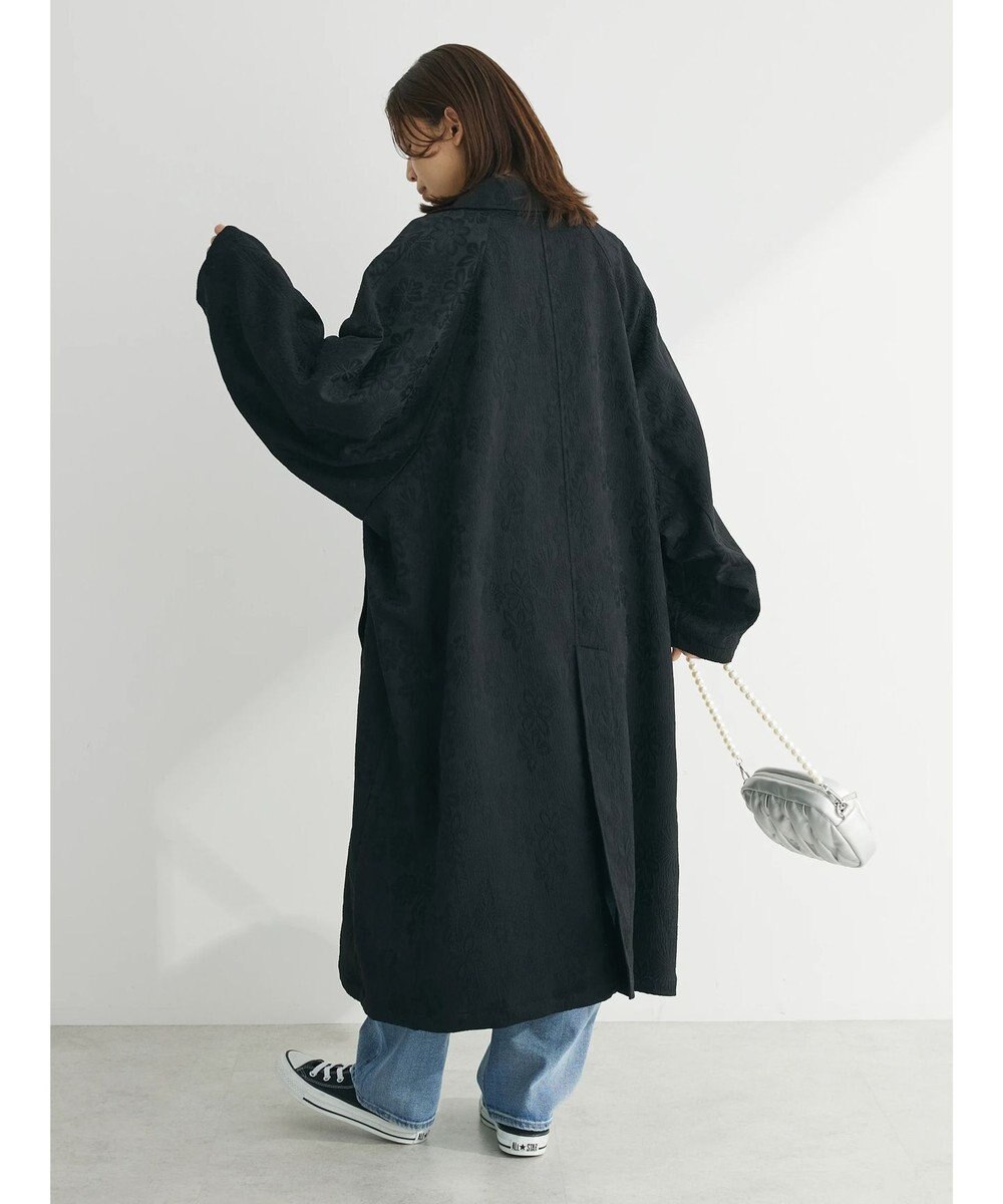 Green Parks ・ＥＬＥＮＣＡＲＥ　ＤＵＥ　ジャカードステンカラーコート 