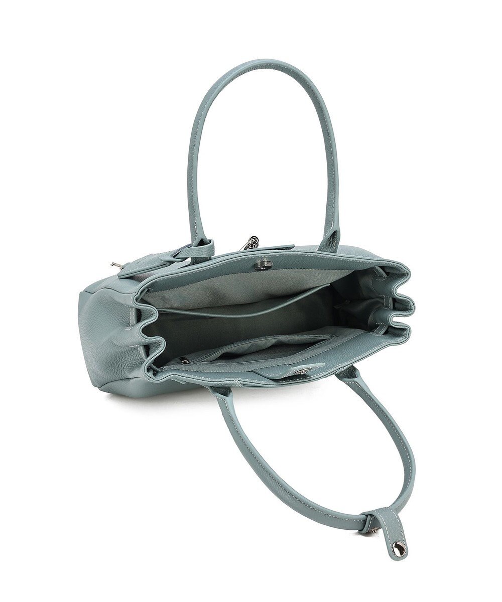 style code 【PADMA/パドマ】 キーチャーム付 本革ベルトデザインハンドバッグ 