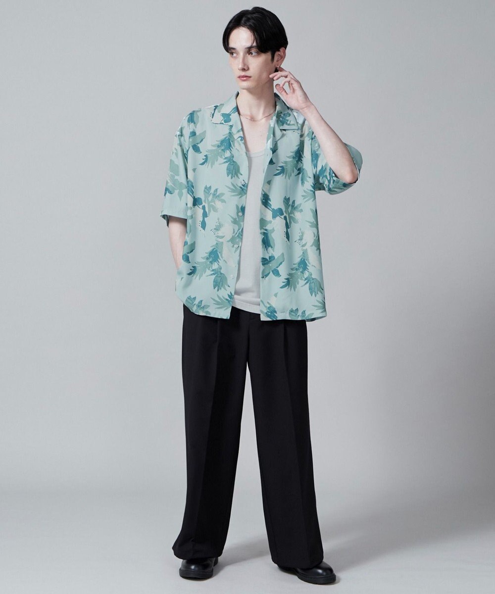 WEGO 【ユニセックス着用ITEM/MLサイズ展開】トロミアロハシャツ（S） 