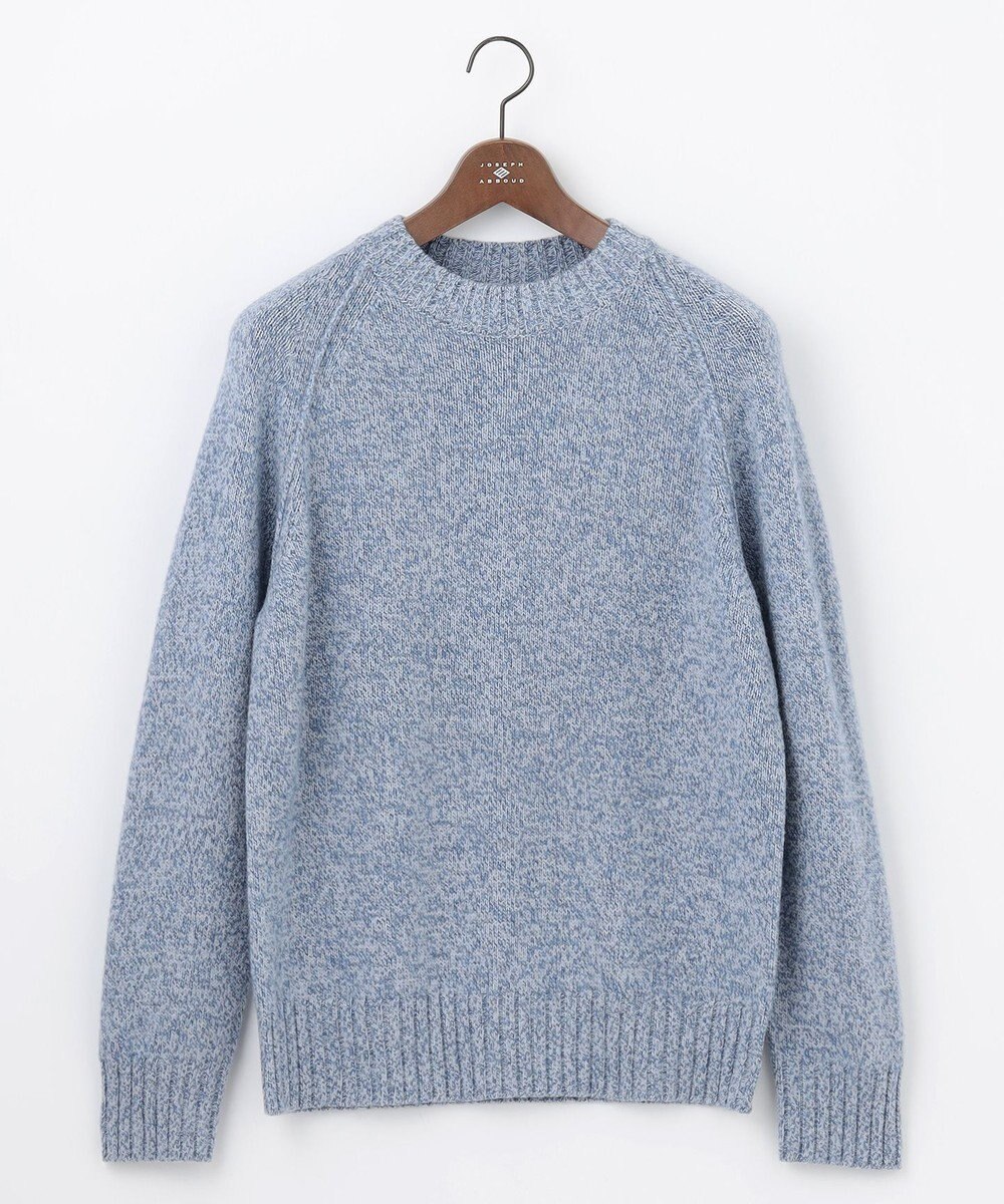 JOSEPH ABBOUD MOUNTAIN 【WEB限定・SPACE/イタリア糸使用/軽く暖かい/豊富なカラー】 ラムウール　クルーネック ニット 