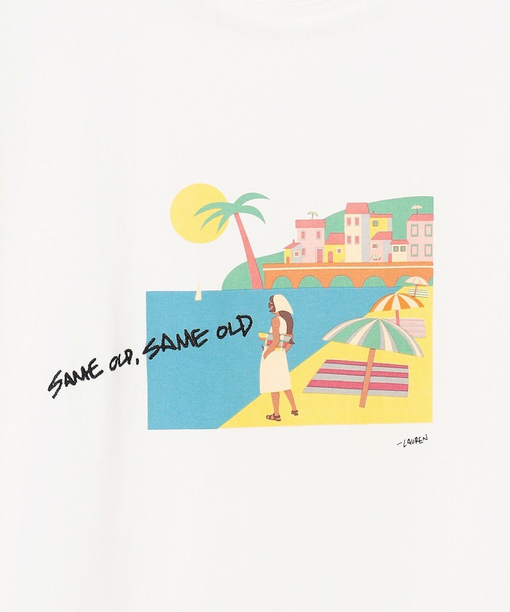 23区 L Lauren Rolwing コラボ グラフィックプリント Tシャツ 