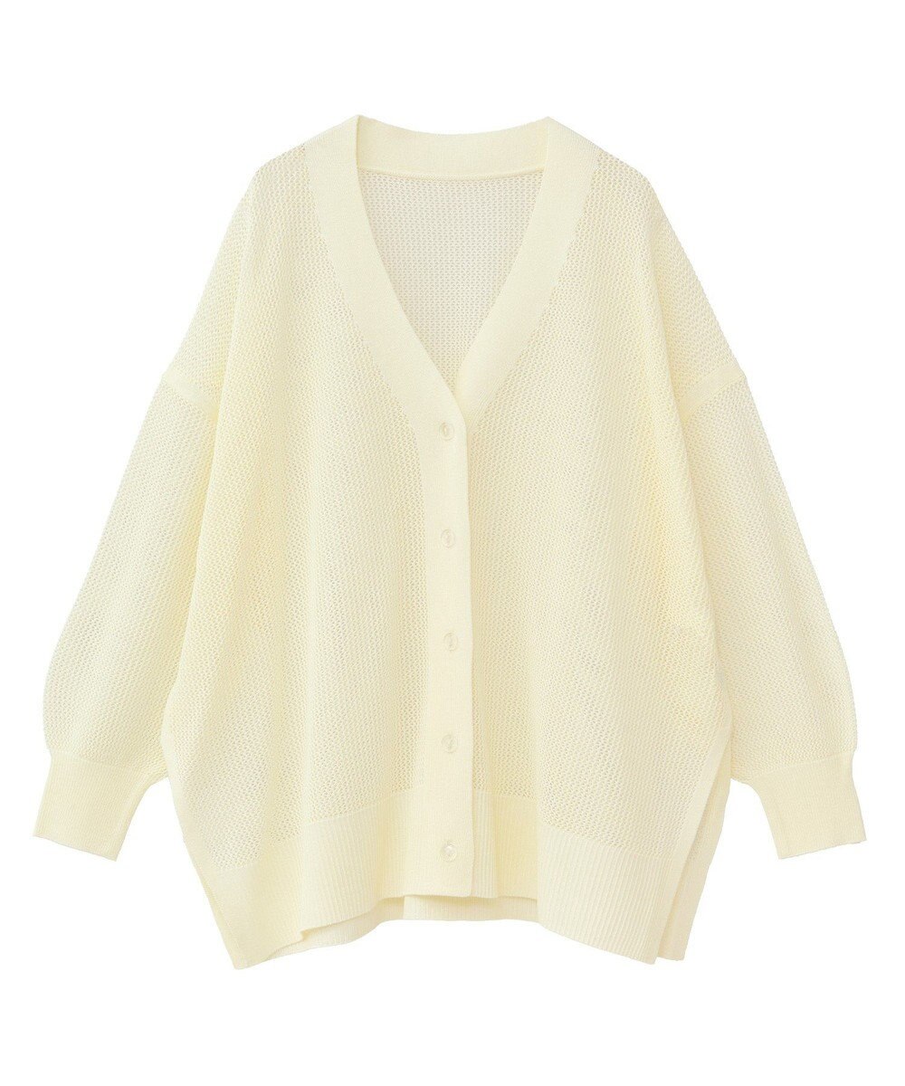 earth music&ecology メッシュルーズカーディガン 