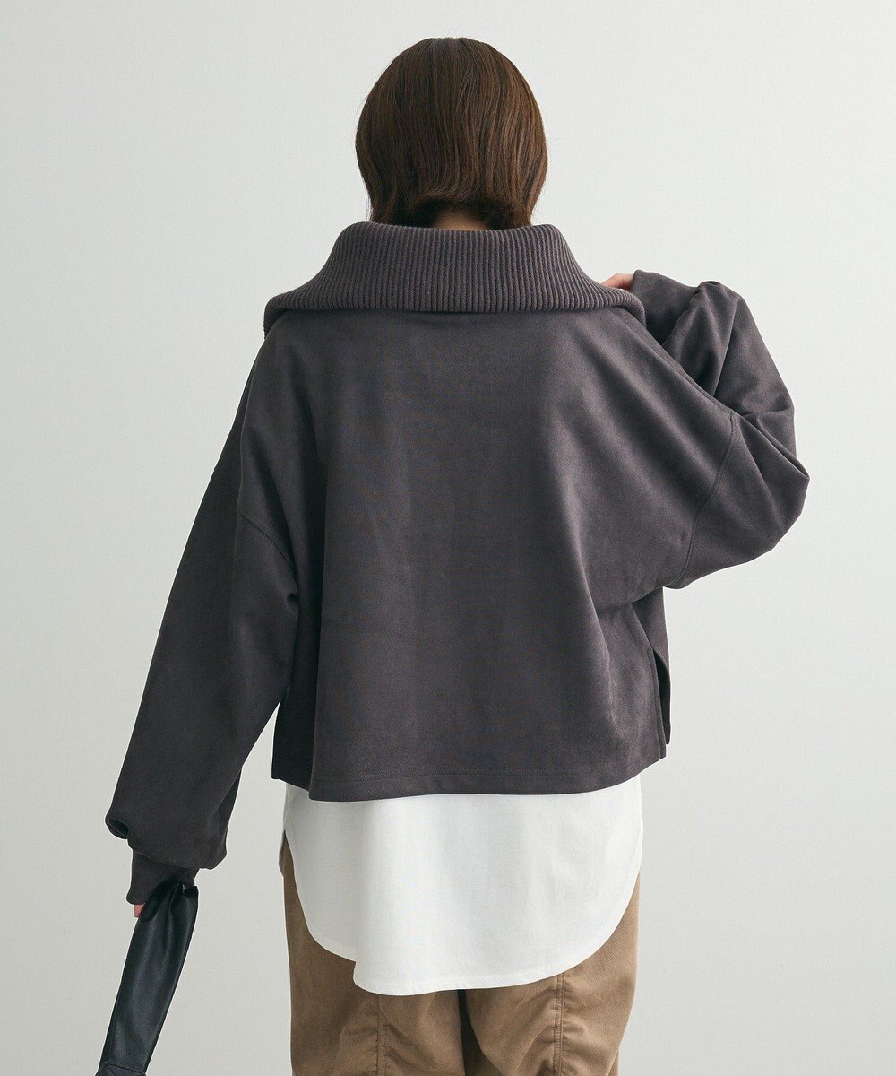 Green Parks ・ＥＬＥＮＣＡＲＥ　ＤＵＥ　スエードポンチハーフＺＩＰ 