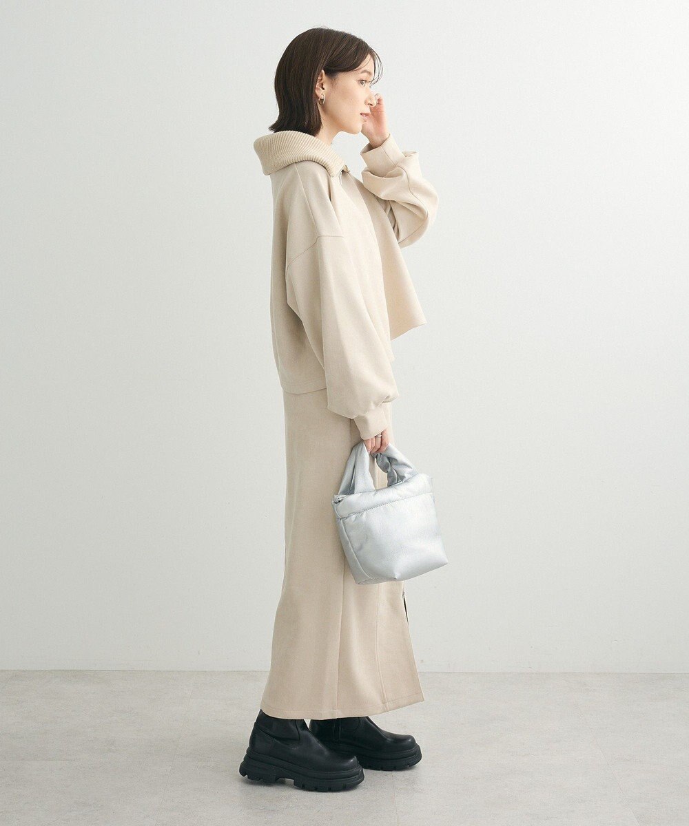 Green Parks ・ＥＬＥＮＣＡＲＥ　ＤＵＥ　スエードポンチハーフＺＩＰ 