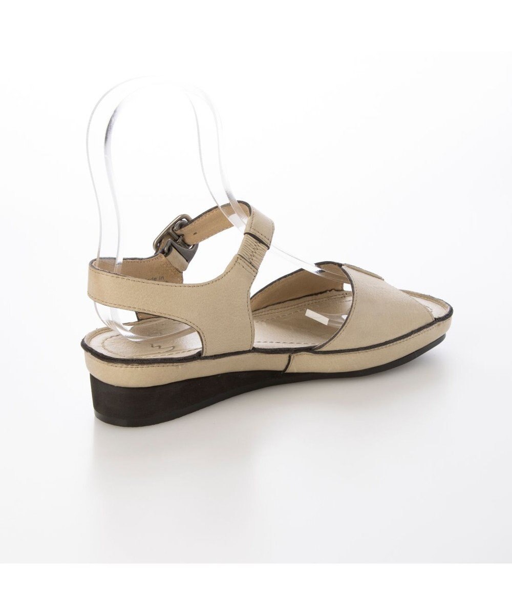 ing <ing>【WEB限定】ウエッジヒールレザーサンダル 