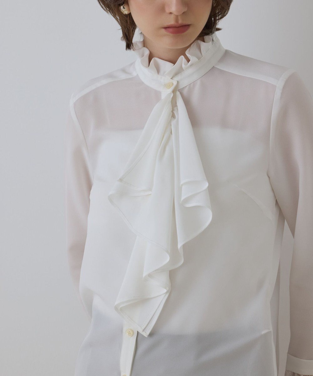 GRACE CONTINENTAL ラッフルブラウス 