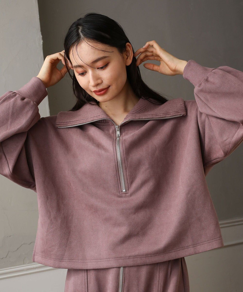 Green Parks ・ＥＬＥＮＣＡＲＥ　ＤＵＥ　スエードポンチハーフＺＩＰ 