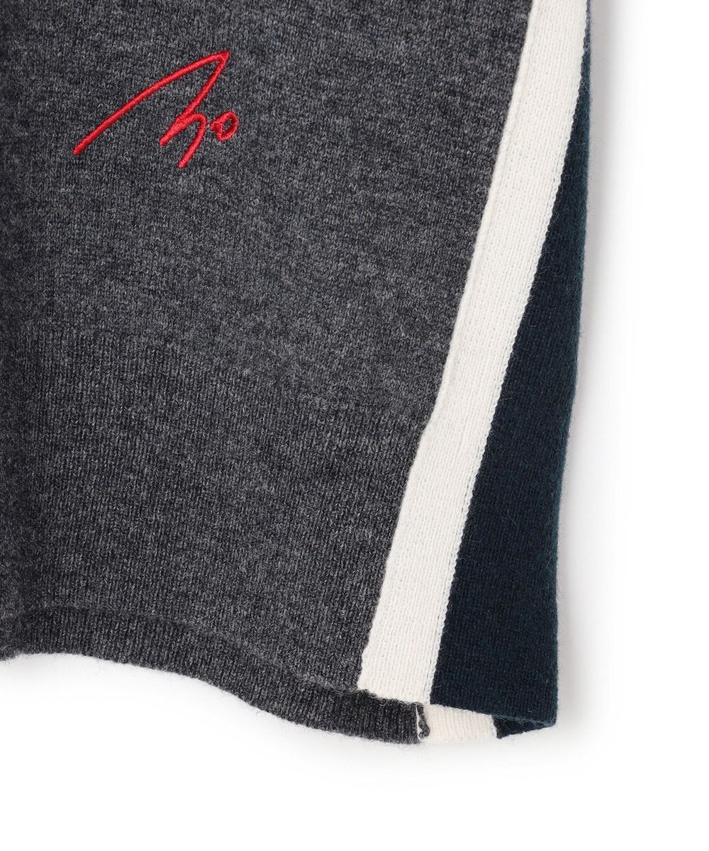 ICB 【30th ANNIVERSARY】 カシミヤブレンド 配色デザインプルオーバー 