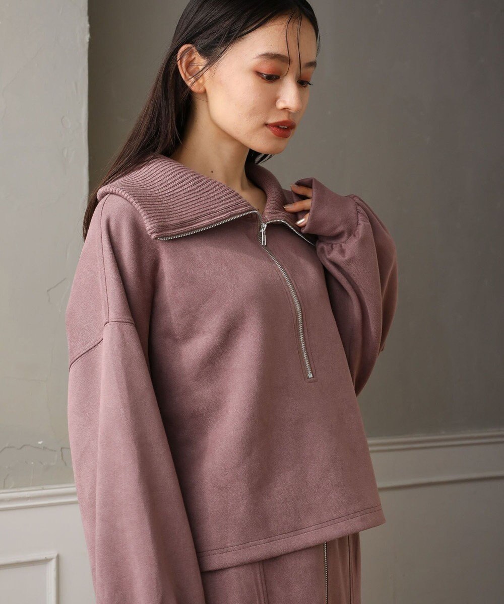 Green Parks ・ＥＬＥＮＣＡＲＥ　ＤＵＥ　スエードポンチハーフＺＩＰ 