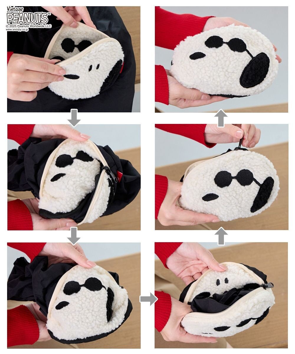 ROOTOTE 8459【スヌーピー】IP.ルーショッパーミッド.ピーナッツ-0P 