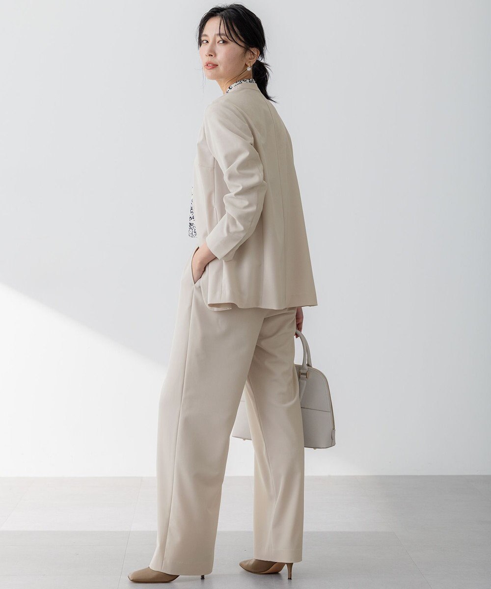 23区 【セットアップ対応/洗える】2WAYストレッチツイル ジャケット 