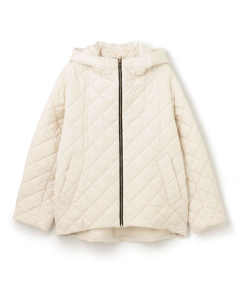 BEIGE， 【WEB限定】EIGER / キルトパーカー 