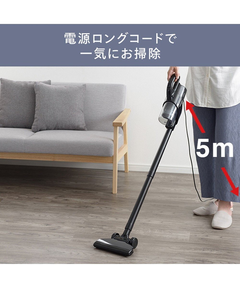 YAMATO テーブル＆キッチン 【TWINBIRD】ACハンディーサイクロンクリーナー  ブラック  HC-5248B 