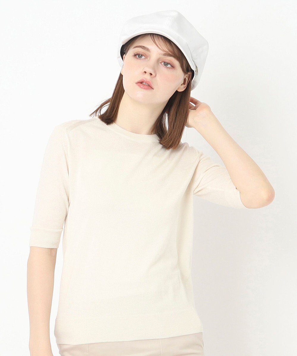 MOONBAT ポール & ジョー (PAUL & JOE ACCESSOIRES) ロゴプレート 無地 キャスケット 