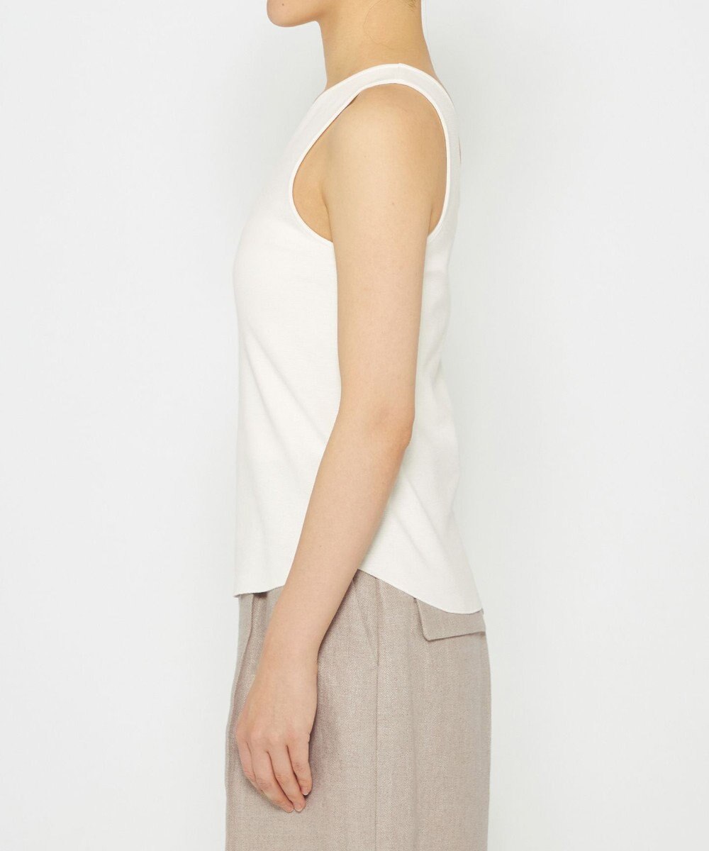 uncrave コットンミラノ ワンショルダー トップス（uncrave WHITE） 