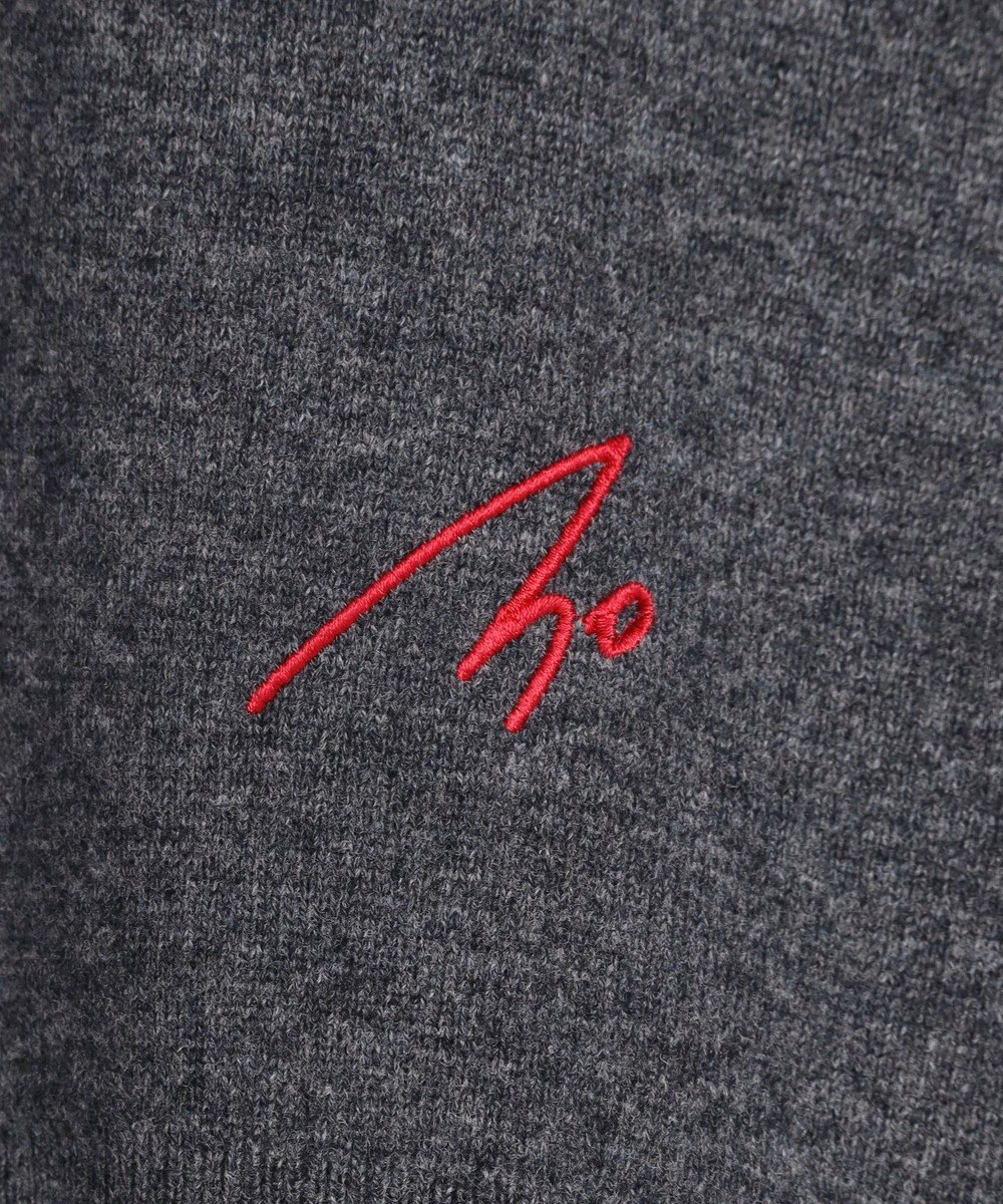 ICB 【30th ANNIVERSARY】 カシミヤブレンド 配色デザインプルオーバー 