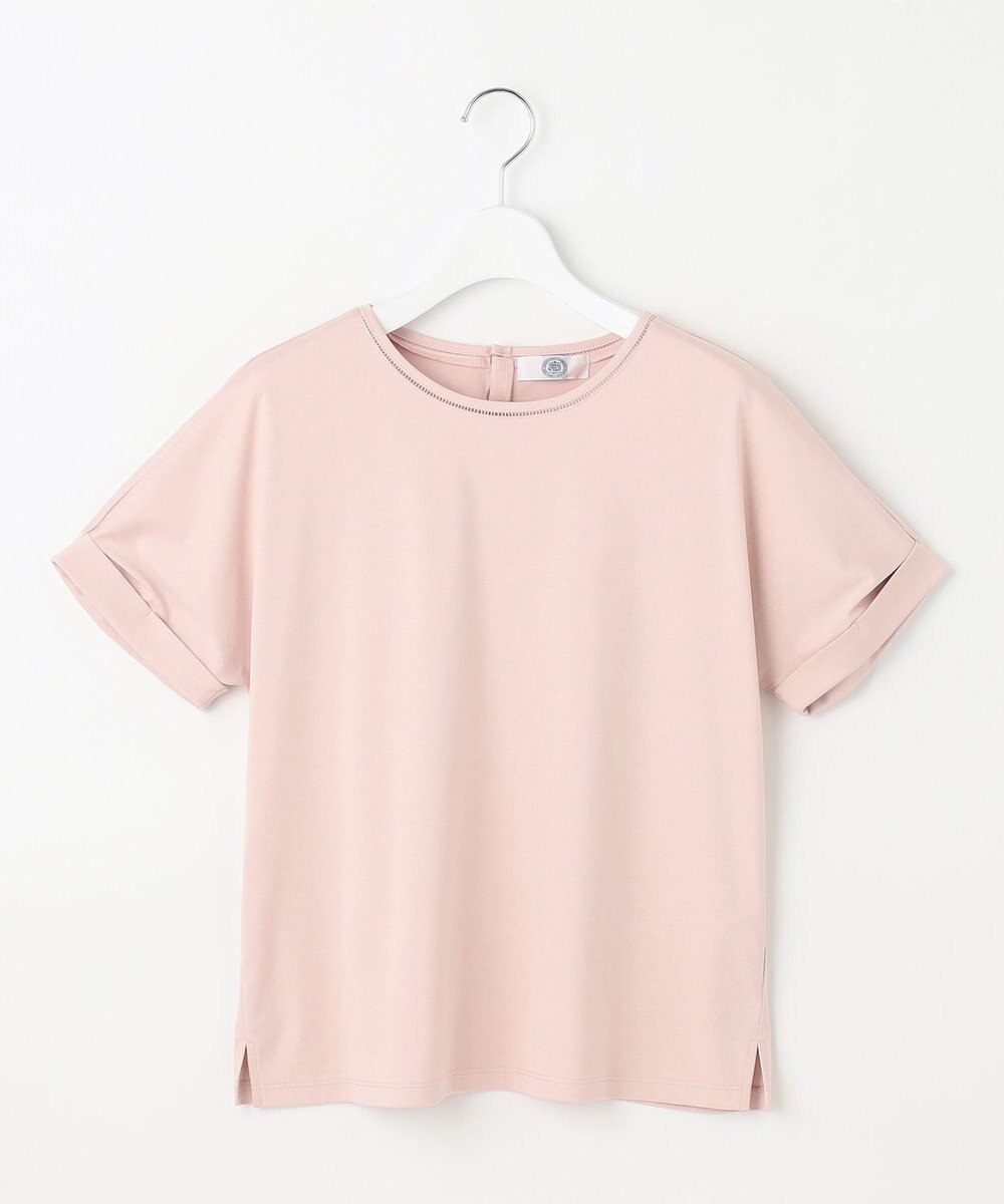 J.PRESS LADIES 【WEB限定カラーあり・洗える】コットンスムース ハシゴレース カットソー 