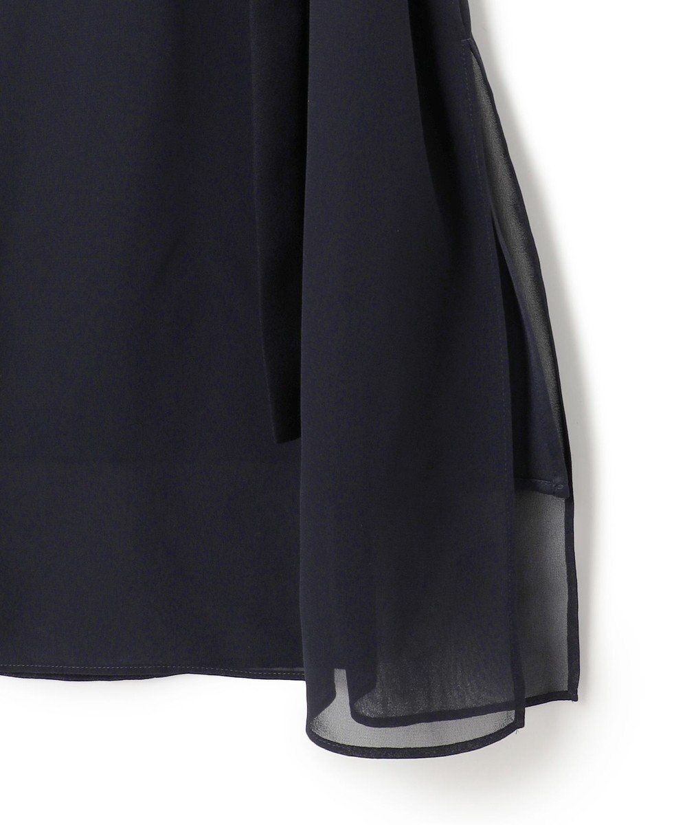 23区 S 【APPLAUDIR】シフォンジョーゼット コンビドレス 