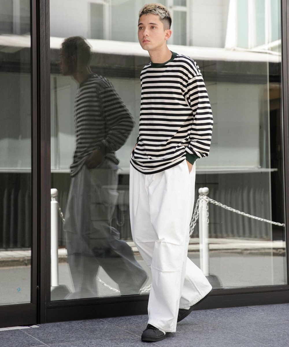 WEGO バックサテンワイドミリタリーパンツ 