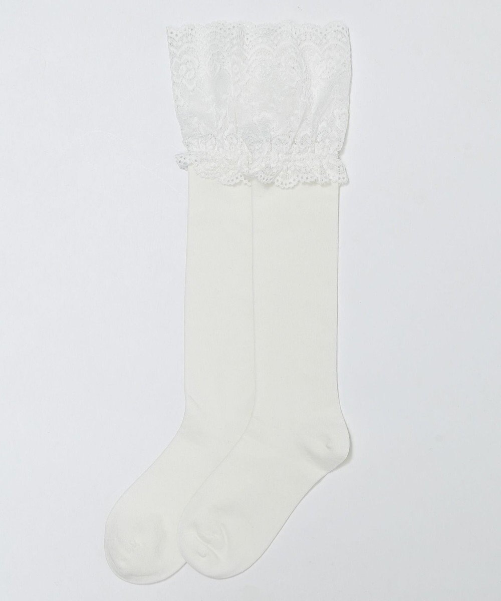 WEGO レース切替ハイソックス 