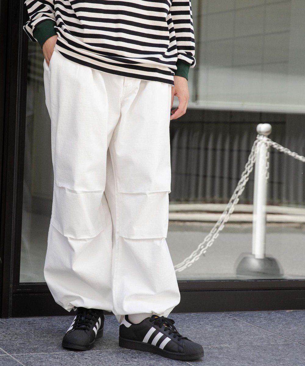 WEGO バックサテンワイドミリタリーパンツ 