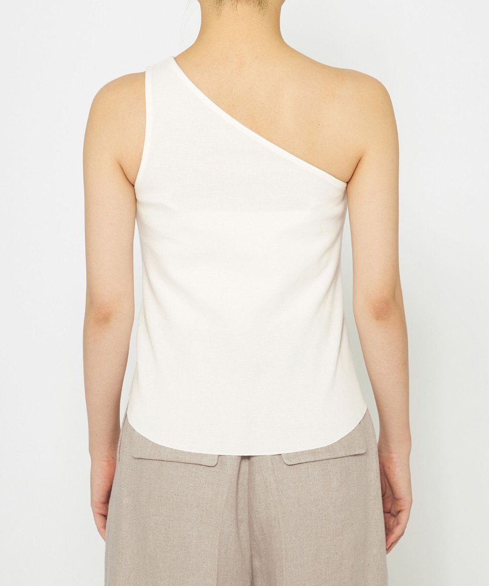 uncrave コットンミラノ ワンショルダー トップス（uncrave WHITE） 
