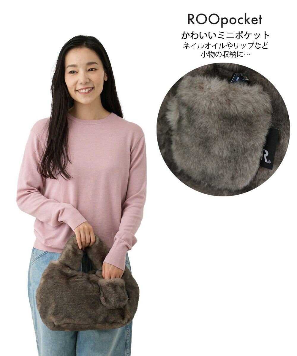 ROOTOTE 1325【まるで猫】SN.デリ.ファーブランケット-A 