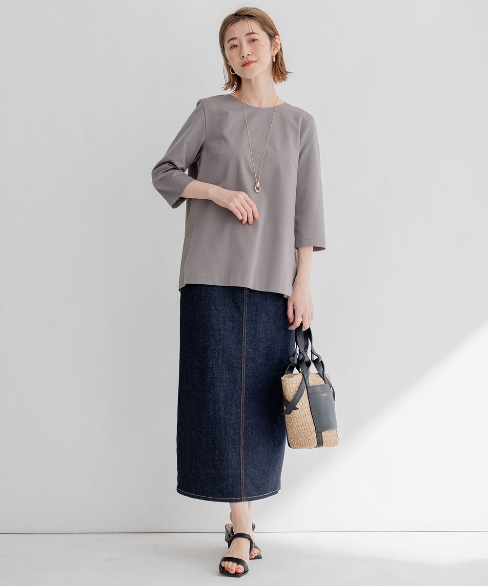 23区 【洗える】23区DENIM ストレッチデニム スカート 