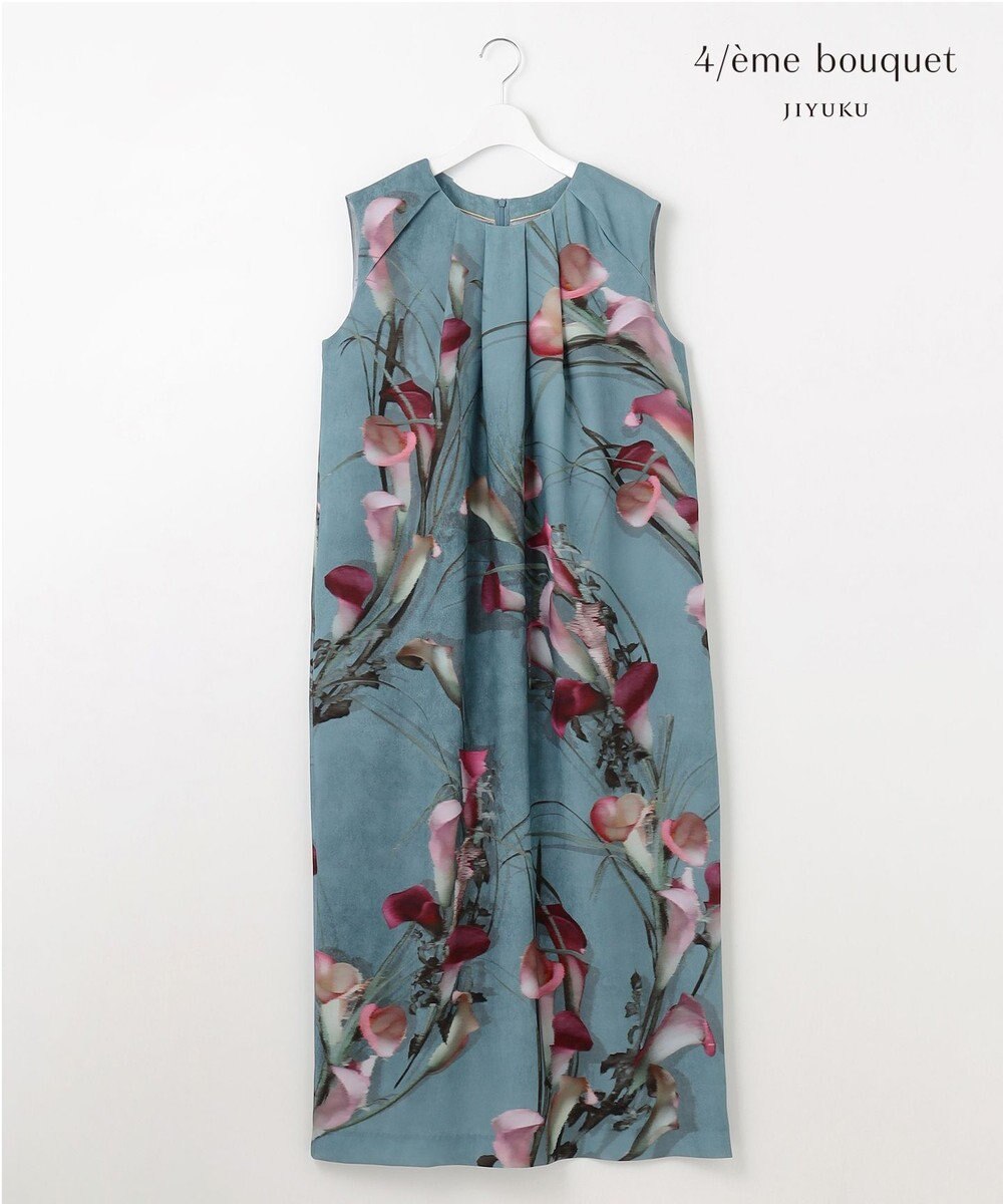 自由区 【カトリエムブーケ】Calla カラーモチーフドレス 