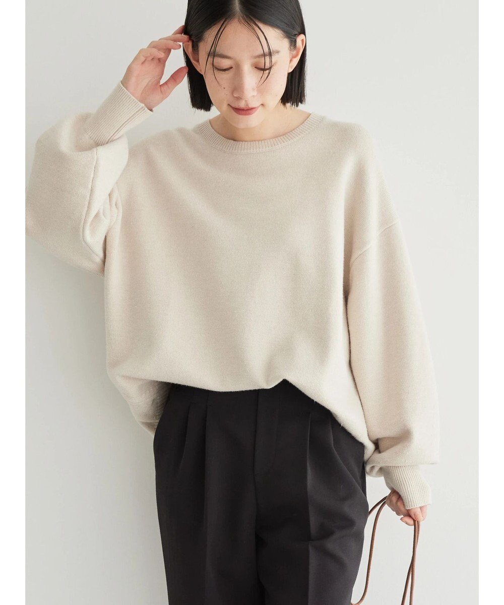 AMERICAN HOLIC バイパチ袖ボリュームニットプルオーバー　 