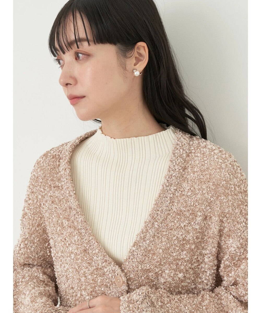 earth music&ecology ぽこぽこヤーンカーディガン 