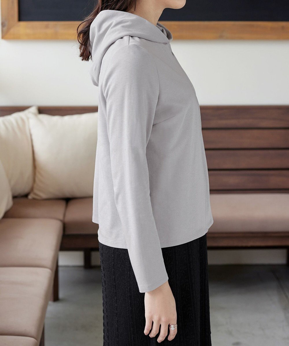 Tiaclasse L 【UVケア・接触冷感】“やみつき”ショートパーカー 