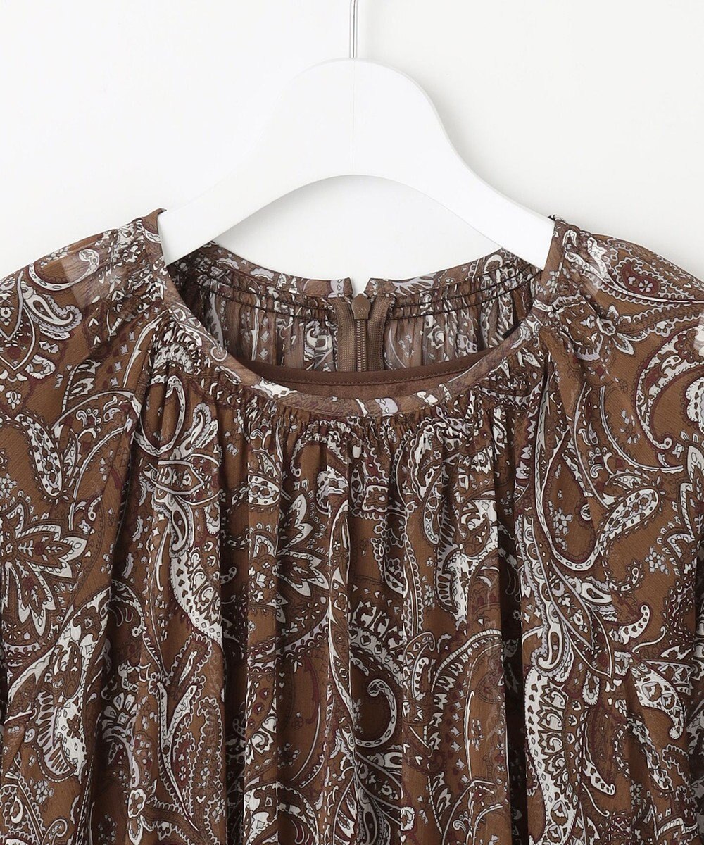 自由区 L 【SHIHOさん着用】ペイズリープリント ワンピース 