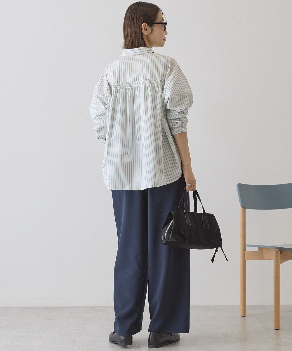 AMERICAN HOLIC 【イージーケア】バックギャザースキッパーシャツ 