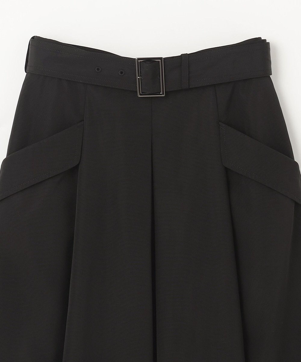 GRACE CONTINENTAL グログランタックフレアスカート 